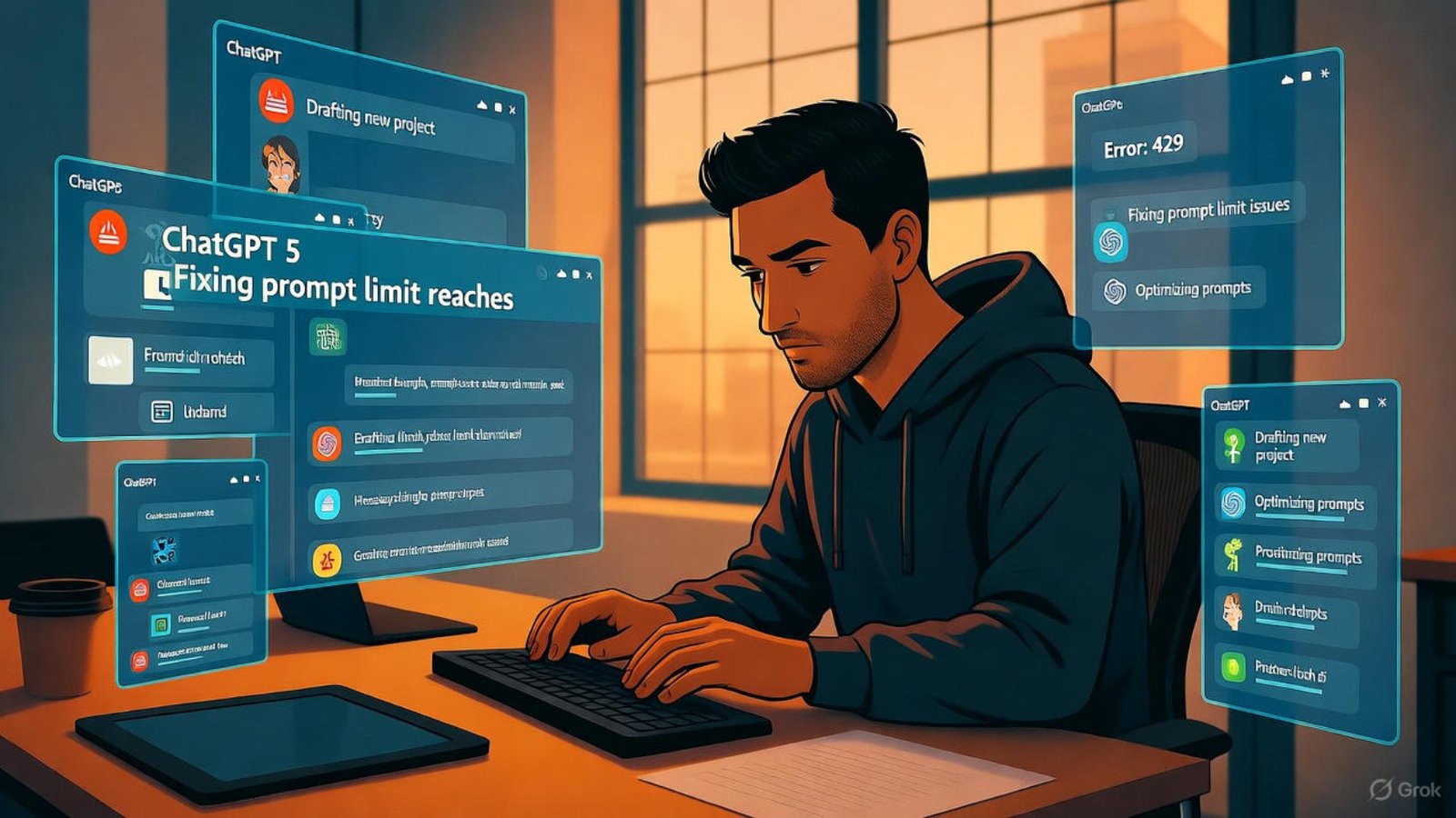 Creator resolving prompt limit reached in ChatGPT 5