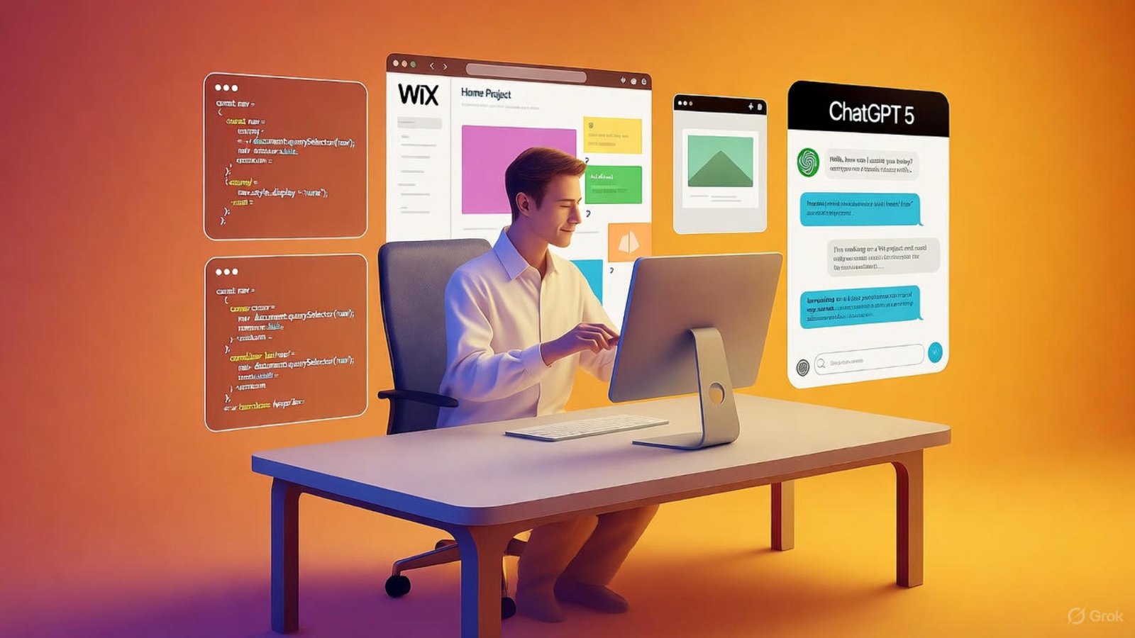 ChatGPT 5 being used without signup on a laptop