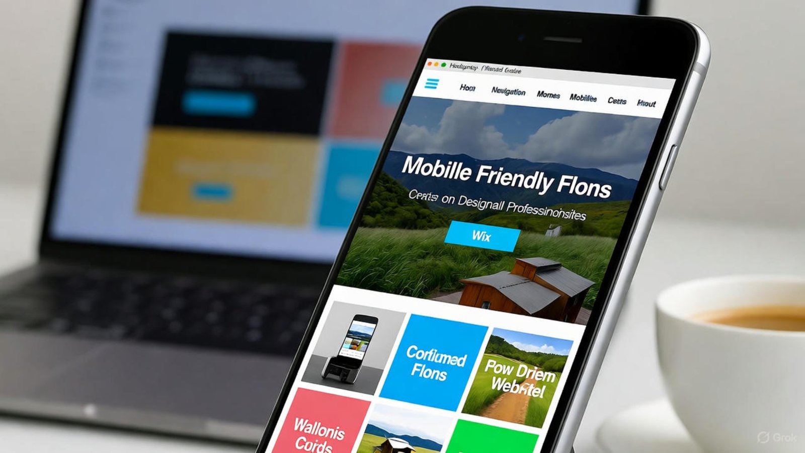 previewing mobile-friendly Wix template in 2026