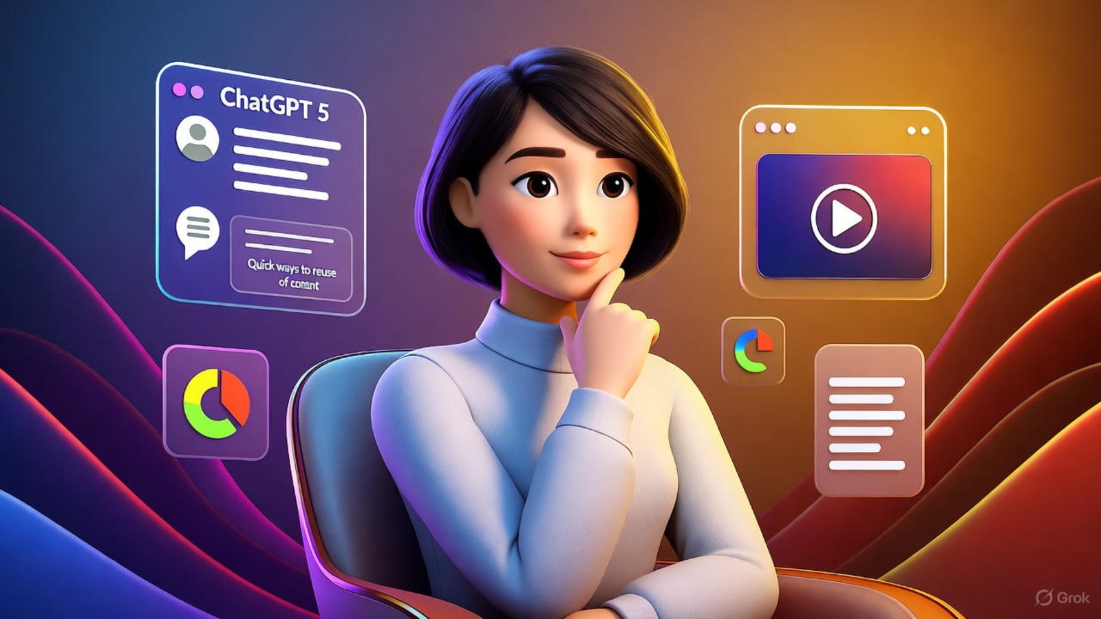 Creator using quick ways to reuse ChatGPT 5 prompts for hours of content