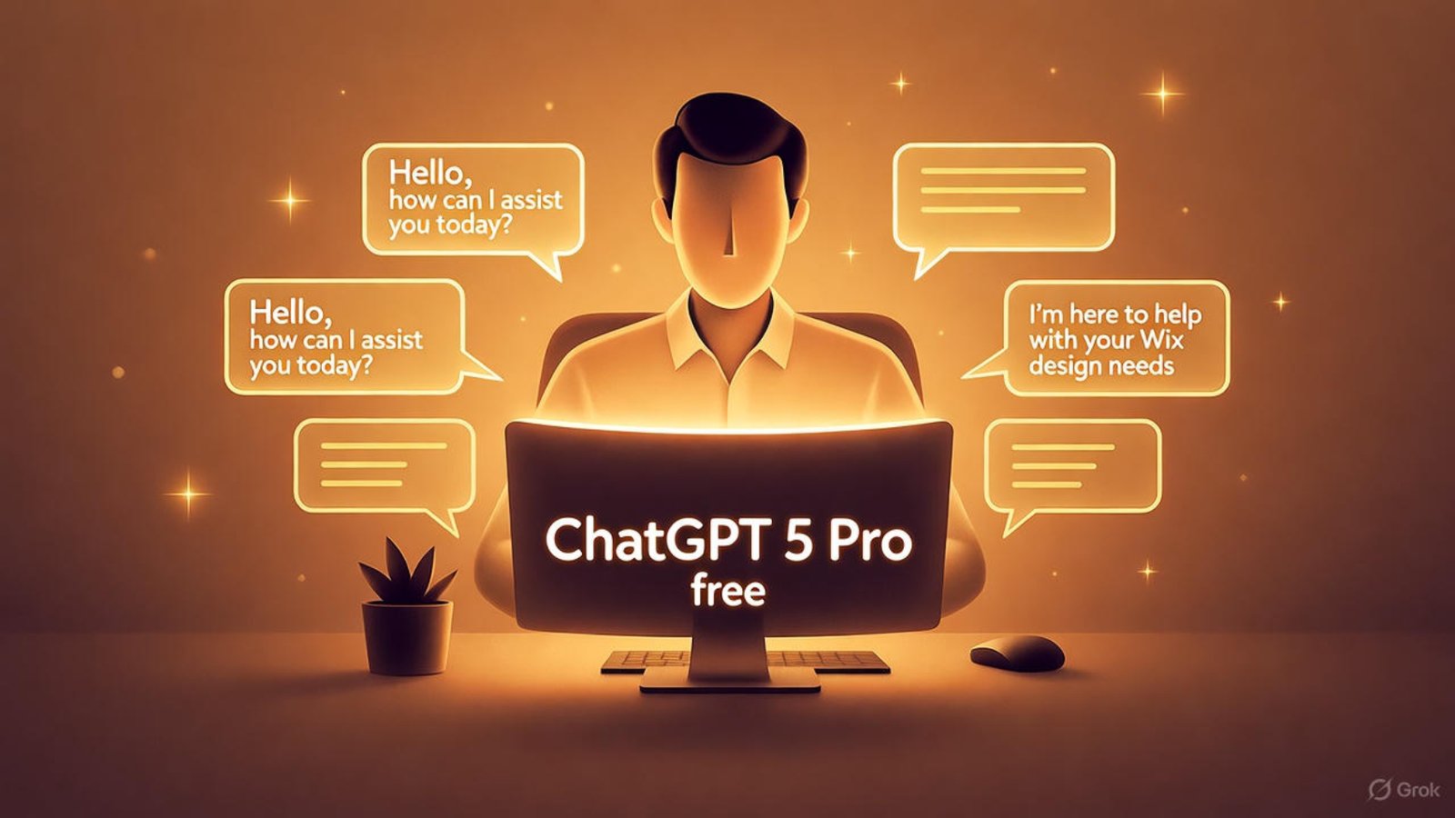 Person using a free ChatGPT 5 Pro tool in 2025.