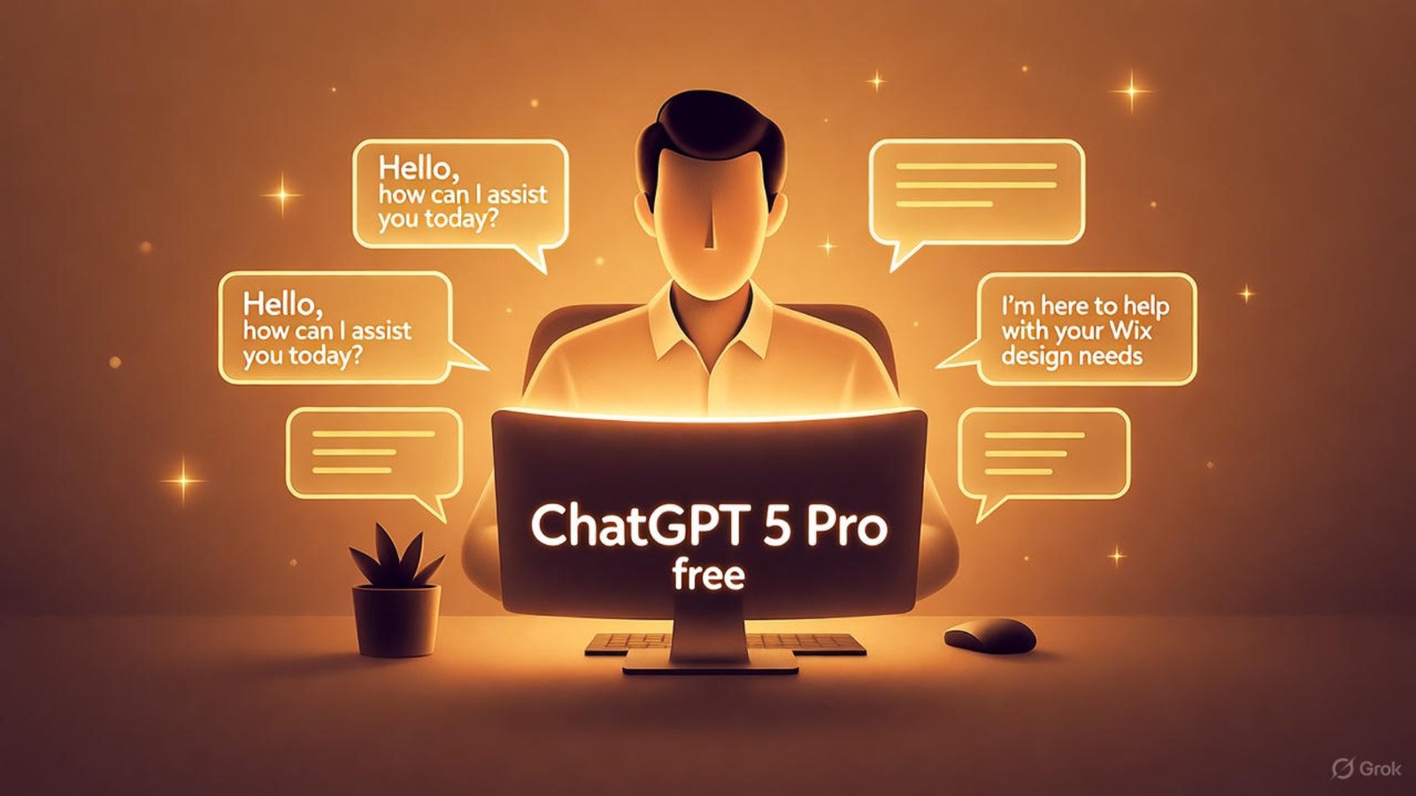 Person using a free ChatGPT 5 Pro tool in 2025.